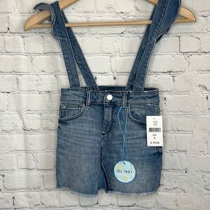 Searsy Girls‎ Jean Skirt with Straps size 4 New DL1961